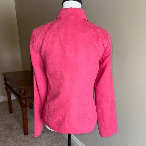 Pink Structured Blazer from Northern Reflections with Notched Lapels Size S - Picture 7 of 14